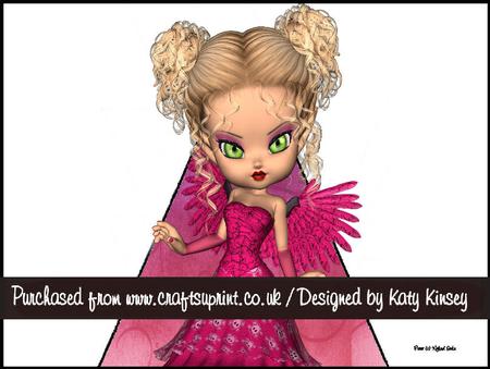 Rowena Fairy 3D Stand Up Pyramid Card Kit