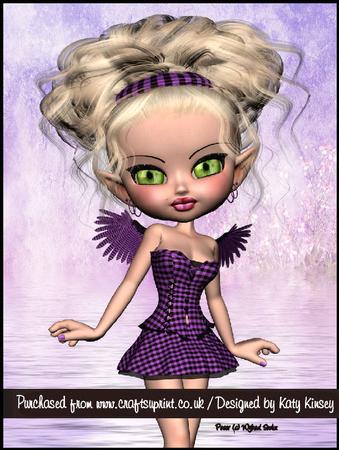 Rhiannon Fairy A4 Pyramage Card Kit