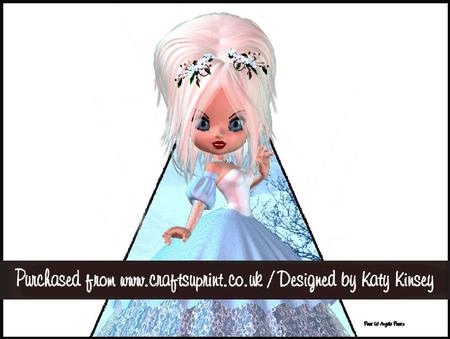 Princess Eira Christmas 3D Stand Up Pyramid Card Kit