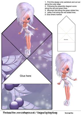 Jackie Frost Christmas Pop Up Spring Card