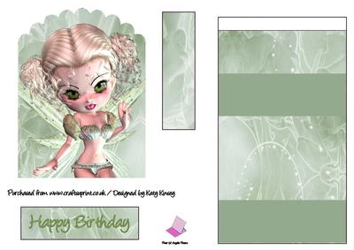 Honeydew Fairy Easel Card