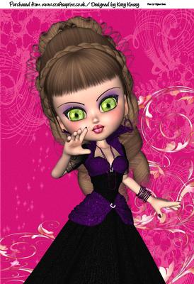 Veronica A4 Card Topper