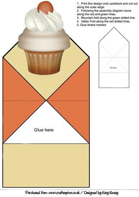 Cupcake Pop Up Spring Card