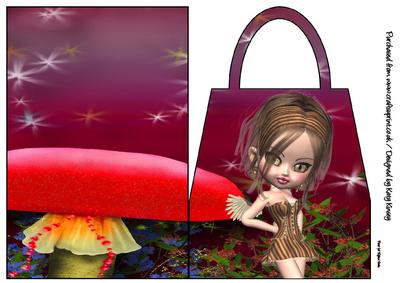 Hope Fairy Handbag Card