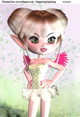 Tulia Fairy A4 Card Topper