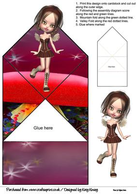 Hope Fairy Pop Up Spring Card