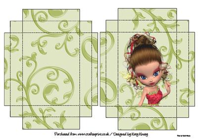 Emmanuelle Fairy Christmas Gift Box with Lid