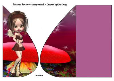 Hope Fairy Teardrop Card