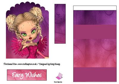 Rowena Fairy Easel Card