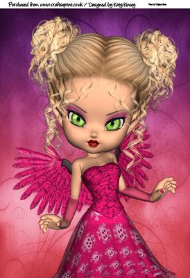 Rowena Fairy A4 Topper