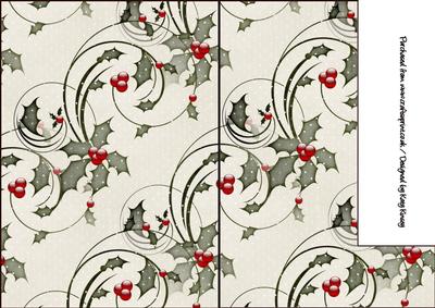 Christmas Time Shaped Front Initial Card - L