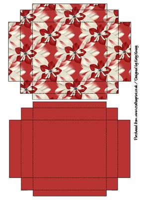 Ribbons and Flowers Gift Box with Lid