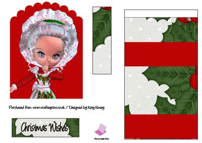 Mary Christmas Easel Card
