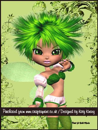 Apple Blossom Fairy A4 Tunnel Card Kit