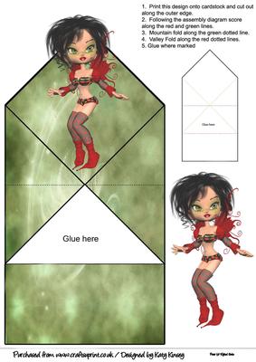 Cherie Fairy Pop Up Spring Card
