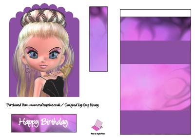 Princess Tiffany Easel Card
