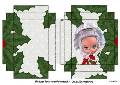 Mary Christmas Gift Box with Lid
