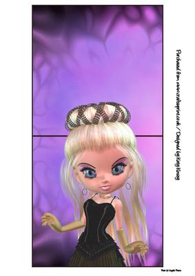 Princess Tiffany Over the Edge Card