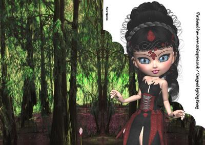 Artemis Goddess A5 Shaped Front Print and Fold Card