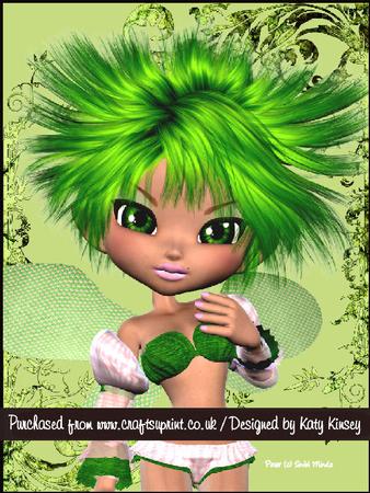 Apple Blossom Fairy A5 Pyramage Card Kit