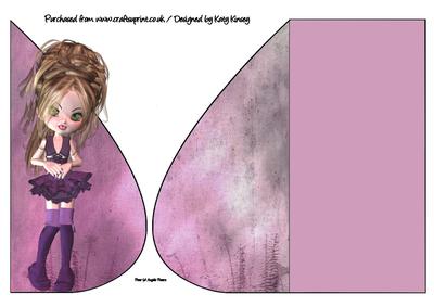 Miranda Teardrop Card