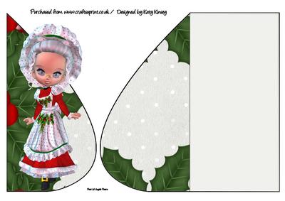 Mary Christmas Tear Drop Card