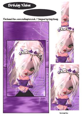 Maura Over the Edge Card with Simple Pyramage