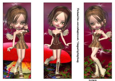Hope Fairy Set of Three Bookmarks