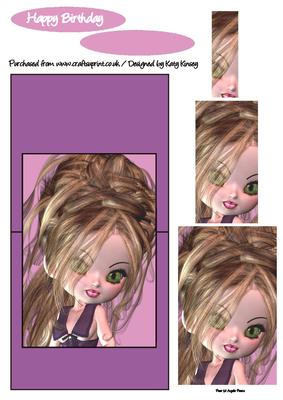 Miranda Over the Edge Card with Simple Pyramage
