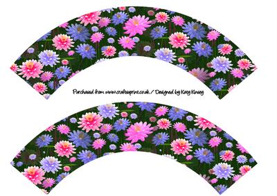 Waterlillies Cupcake Wrappers