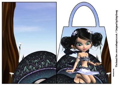Payton Fairy Handbag Card