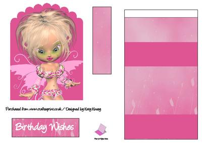 Lauren Fairy Easel Card