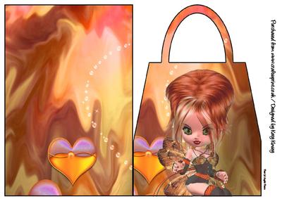 Arianna Fairy Handbag Card