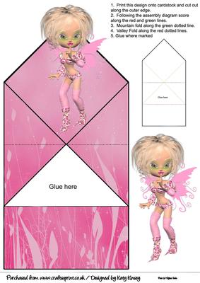 Lauren Fairy Pop Up Spring Card