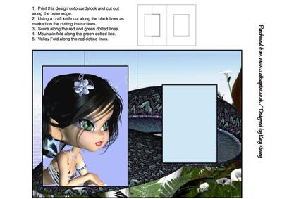 Payton Fairy Foldback Card