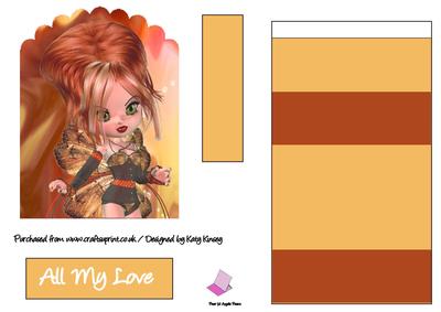 Arianna Fairy Easel Card
