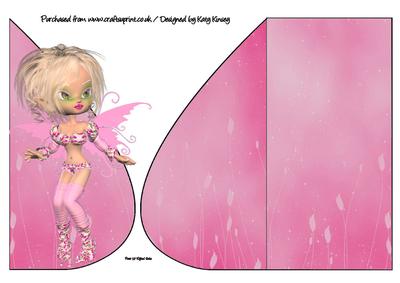 Lauren Fairy Teardrop Card