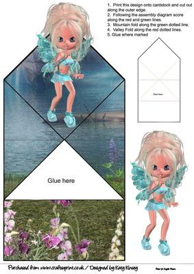 Annalise Fairy Pop Up Spring Card