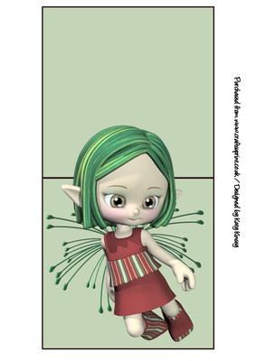 Chrissie Fairy Over the Edge Card