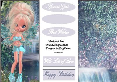 Annalise Fairy Dl Topper and Insert
