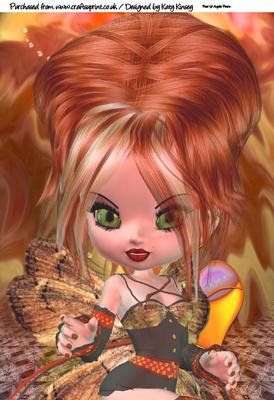Arianna Fairy A4 Topper