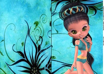 Marla A5 Print and Fold Card