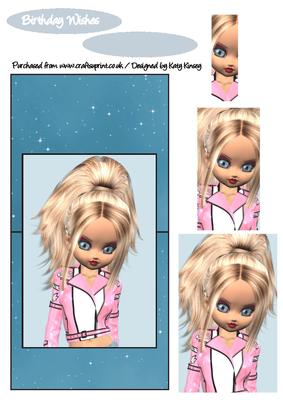 Dee Over the Edge Card with Pyramage