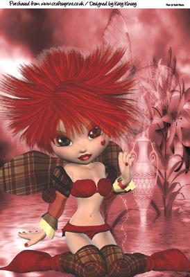 Amora Fairy A4 Topper