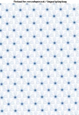 Pastel Blue Forget Me Not Backing Paper