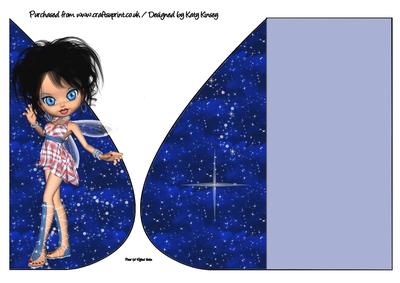 Stella Fairy Teardrop Card