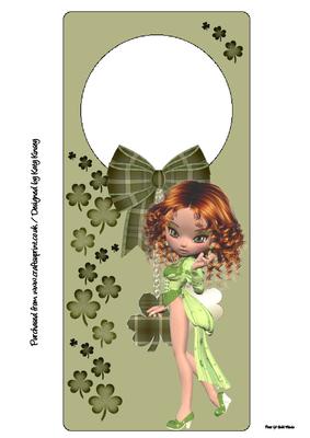 Patricia Door Hanger St Patricks Day