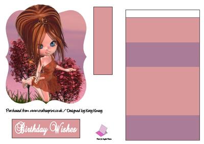Comfort Fairy Easel Card
