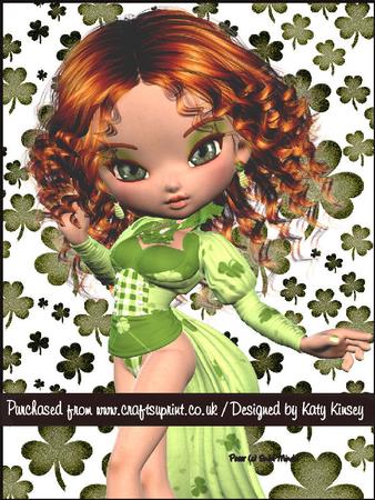 Patricia A5 Pyramage Card Kit St Patricks Day