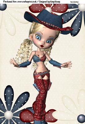 Annie Cowgirl A4 Topper